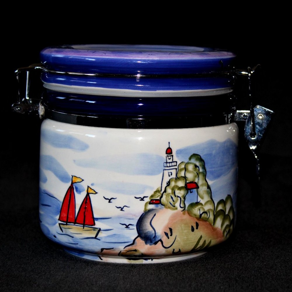 Baum Brothers Nantucket Collection Canister